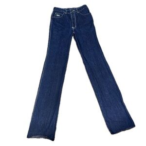 Sergio Valente Deep Indigo High-Rise Flare Jeans